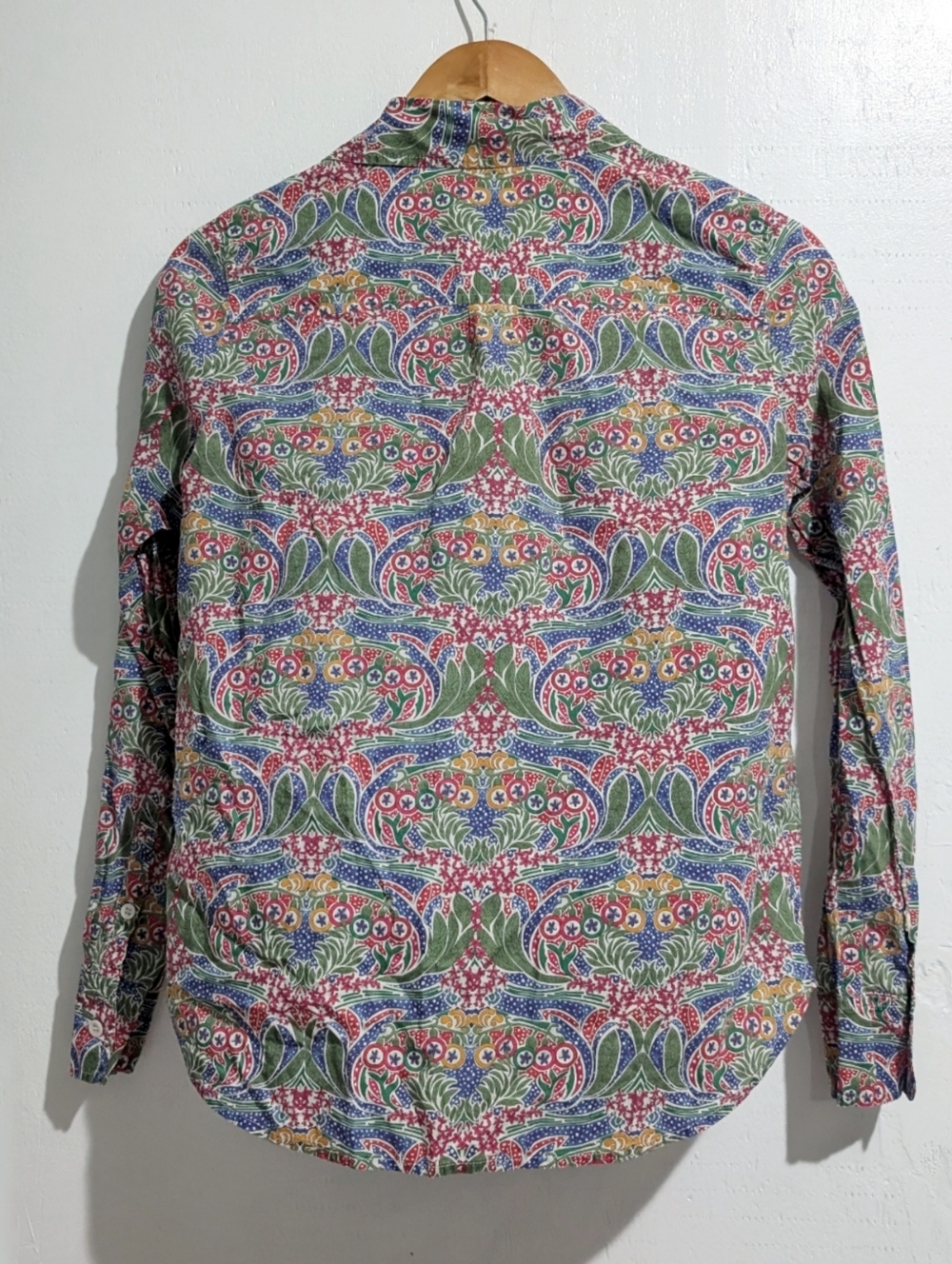 J. Crew Liberty Arts popover Meg's garden floral pullover button up blouse shirt - Picture 5 of 5